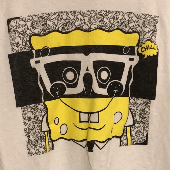 SpongeBob SquarePants Size small long sleeve t-shirt alternative academia unique - Picture 1 of 6